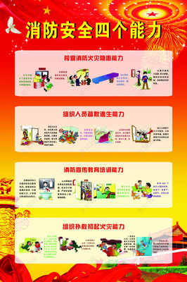 提高消防安全四个能力，构建平安和谐家园